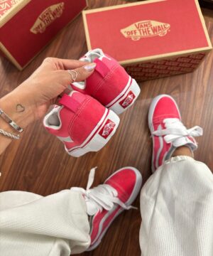 Tenis Vans Knu Pink Florescente Feminino Premium 2