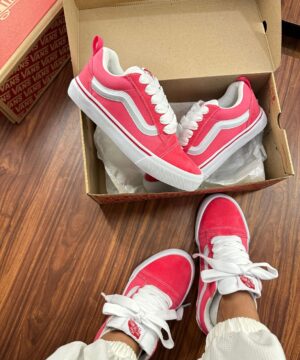 Tenis Vans Knu Pink Florescente Feminino Premium 4