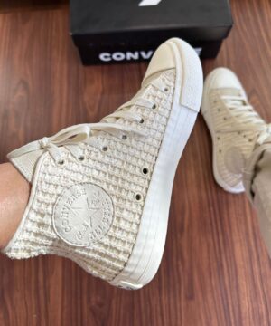 Bota All Star Off White Renda Feminino Premium 1