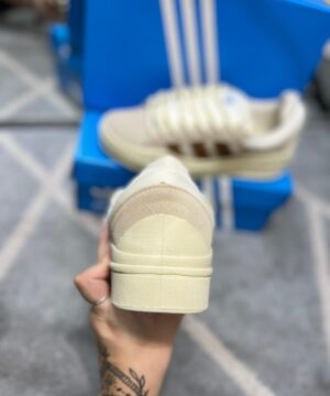 Tenis Adidas Campus Bad Bunny Masculino Branco Marrom Premium 1