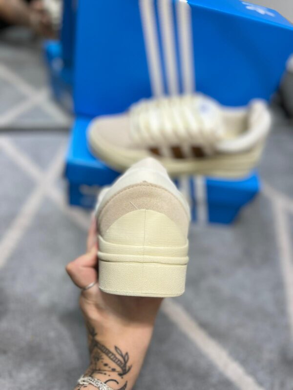 Tenis Adidas Campus Bad Bunny Masculino Branco Marrom Premium 1