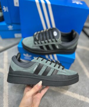 Tênis Adidas Campus Bad Bunny Masculino Grafite Preto Premium