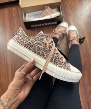 Tenis Converse All Star Shine Onca Feminino Premium 1