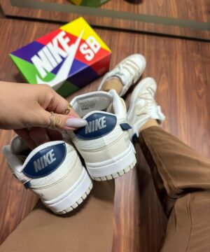 Tenis Dunk Low Pro OF 50 Nude Marinho Feminino Premium 3