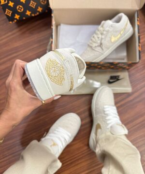 Tenis Jordan X Louis Vuitton Branco Feminino Premium 4