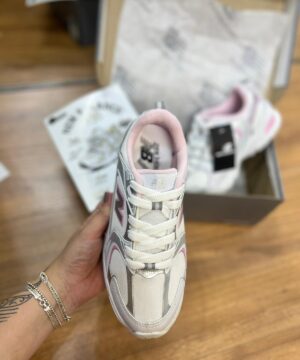 Tenis New Balance 530 Branco Rosa Feminino Premium 4