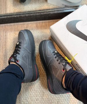 Tenis Nike Air Force 1 Black Base Masculino Premium 3