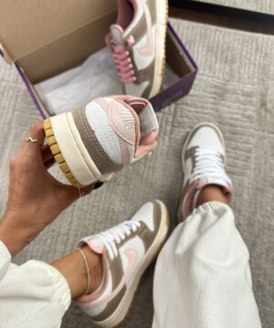 Tenis Nike Dunk Low Camurca Feminino Premium 4