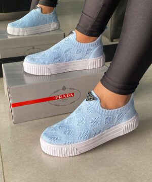 Tenis Prada Knit Feminino Premium 2