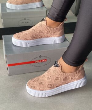 Tenis Prada Knit Feminino Premium 4