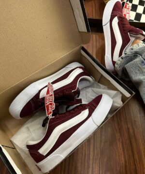 Tenis Vans Knu Marsala Feminino Premium 4