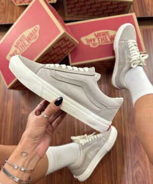 Tenis Vans Skool Mono Areia Feminino Premium 1