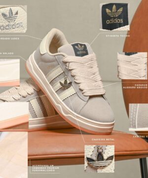 Tenis Adidas Blum 3D Camurca Feminino Premium 6