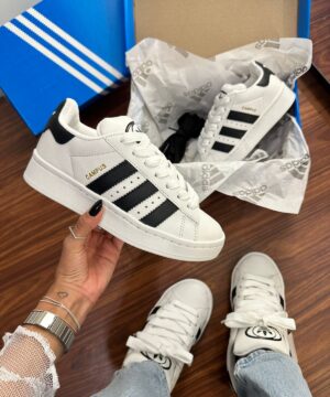 Tenis Adidas Campus 00s Branco Preto Premium 1