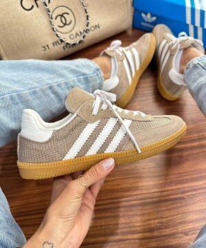 Tênis Adidas Samba em Couro Premium Feminino