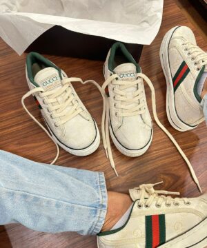 Tenis Gucci 1977 Plataforma Branco Feminino Premium 5