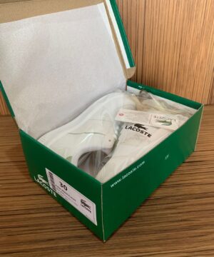 Tenis Lacoste Infantil Branco Verde Premium 3