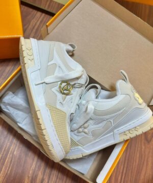 Tenis Louis Vuitton Skate Prime Bege Feminino Premium 2