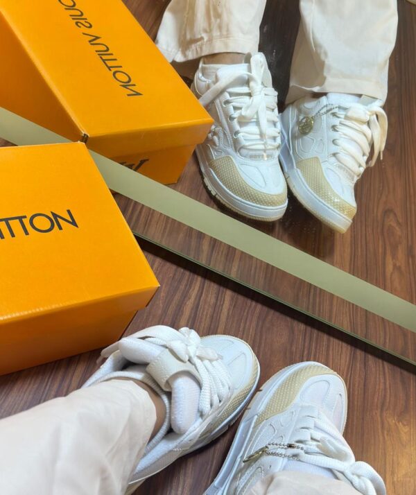 Tenis Louis Vuitton Skate Prime Bege Feminino Premium 3