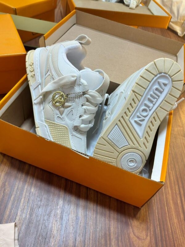 Tenis Louis Vuitton Skate Prime Bege Feminino Premium 4