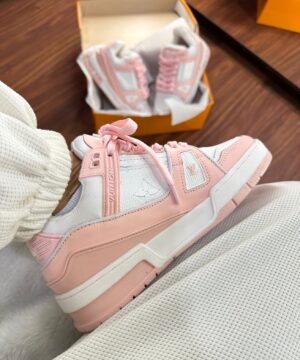 Tenis Louis Vuitton Trainer Couro Prime Feminino Premium 1