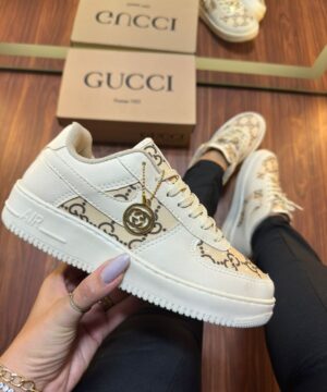 Tenis Nike Air Force x Louis Vuitton Feminino Premium 1