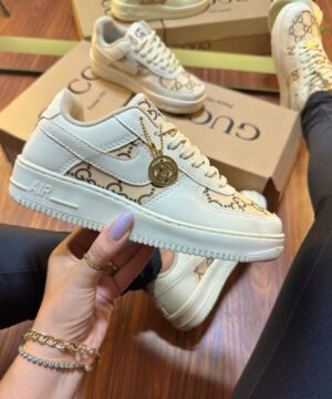 Tênis Nike Air Force x Gucci Feminino Premium