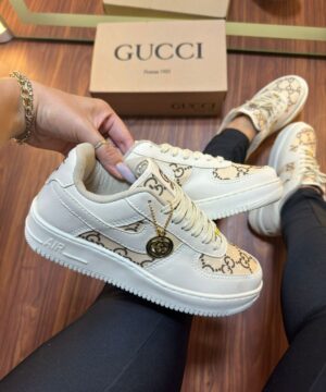 Tenis Nike Air Force x Louis Vuitton Feminino Premium 2