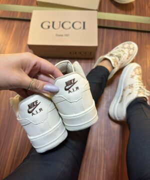 Tenis Nike Air Force x Louis Vuitton Feminino Premium 5