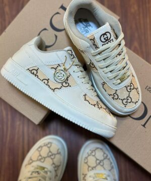 Tenis Nike Air Force x Louis Vuitton Feminino Premium 9