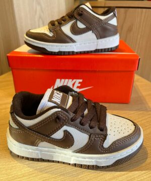 Tênis Nike Dunk Low Cacau Infantil Premium