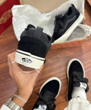 Tenis Vans Knu Preto Bege Feminino Premium 6