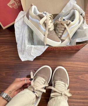 Tenis Vans Knu Rato Bege Feminino Premium 1