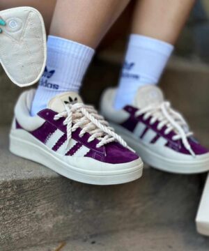 Tenis Adidas Bad Bunny Campus Wild Moss Uva Feminino Premium 3