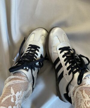 Tenis Adidas Samba Couro Metalizado Feminino Premium 1