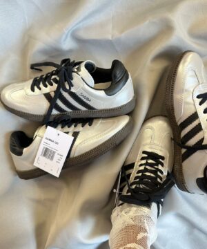 Tenis Adidas Samba Couro Metalizado Feminino Premium 3