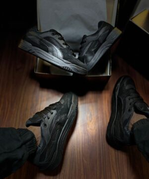 Tenis Puma 180 Couro Preto Masculino Premium 4