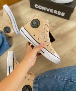 Bota All Star Vulcanizado Feminina Grade Fechada 3