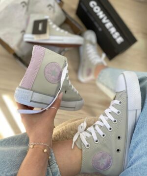 Bota All Star Vulcanizado Feminina Grade Fechada 4