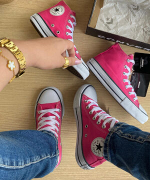 Bota All Star Vulcanizado Feminina Grade Fechada 7