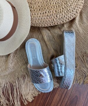 Papete Schutz Luxo Plataforma Prateado Feminino Premium 3 scaled