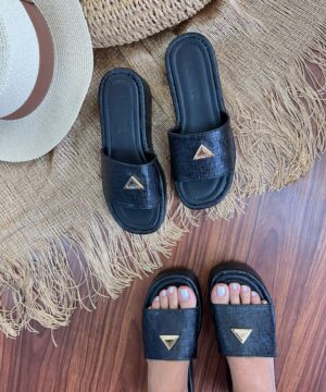 Papete Schutz Luxo Plataforma Preto Feminino Premium 3 scaled