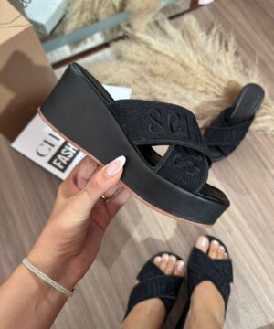 Tamanco Schutz Preto Feminino Premium 2