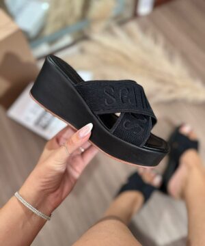 Tamanco Schutz Preto Feminino Premium 4