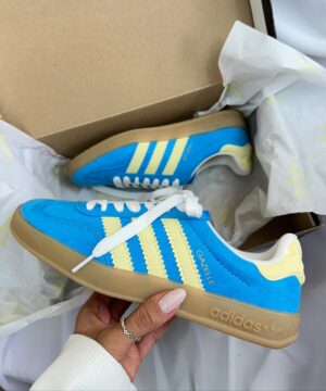 Tenis Adidas Gezelle Prime Azul Amarelo Feminino Premium 1 scaled