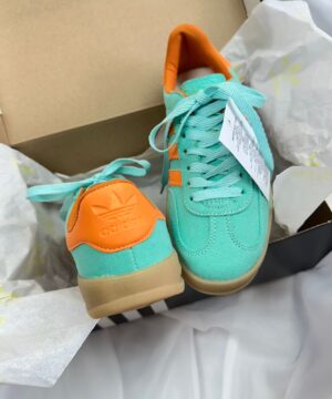 Tenis Adidas Gezelle Prime Azul Laranja Feminino Premium 1