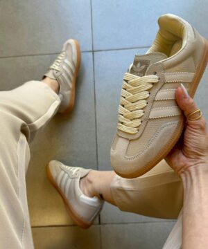 Tenis Adidas Samba Couro Legitimo Luxo Feminino Premium Grade Fechada 6