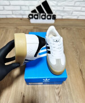 Tenis Adidas Samba Plataforma Branco Preto Feminino Premium 1 scaled