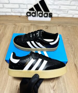 Tênis Adidas Samba Plataforma Preto Branco Feminino Premium