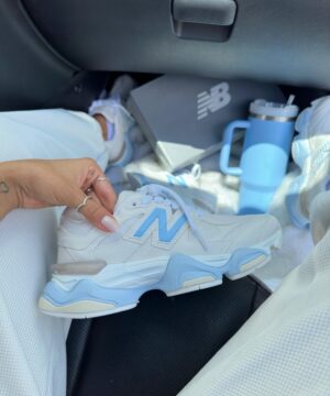 Tenis New Balance 9060 Branco Azul Feminino Premium 1 scaled